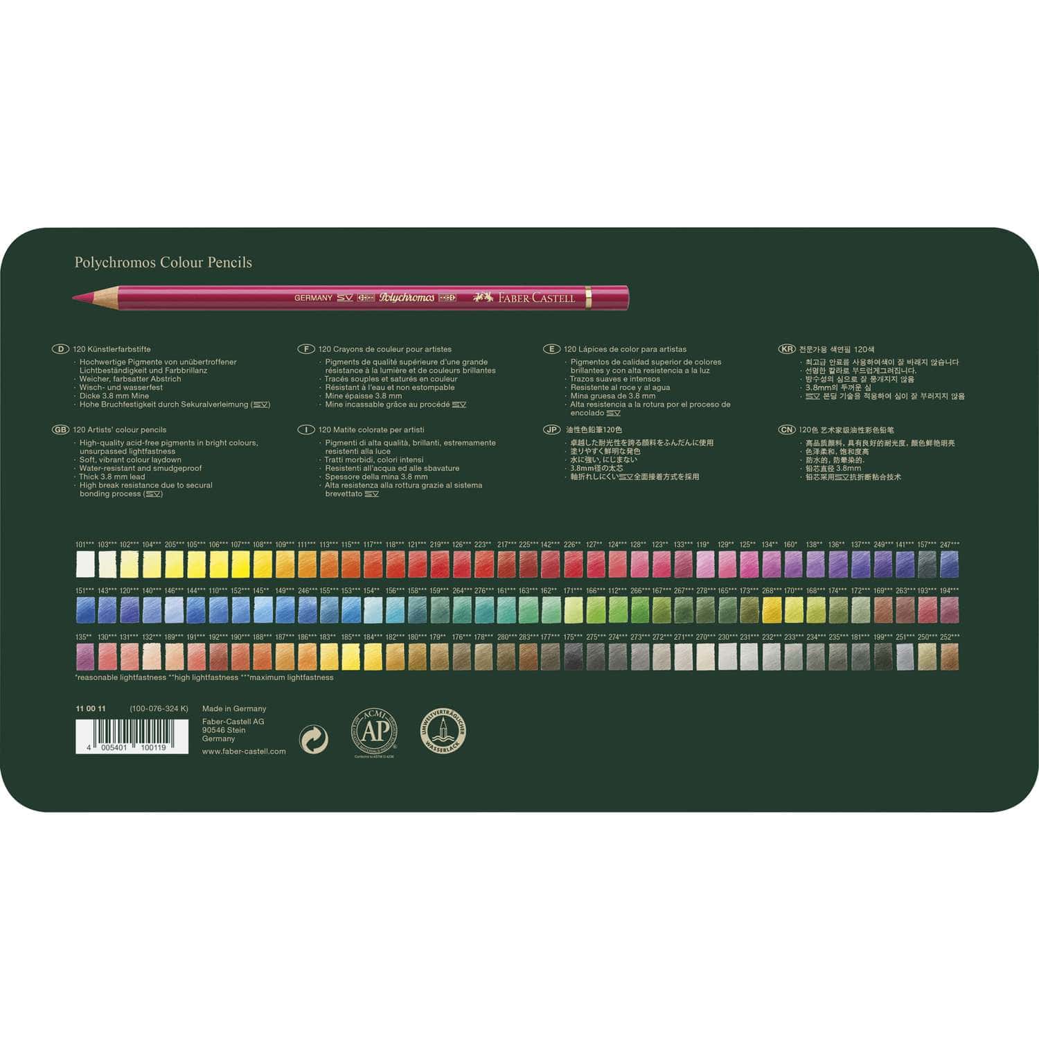 Coffret M Tal De Crayons De Couleurs Polychromos Le G Ant Des Beaux